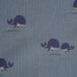 Preview: Dekostoff Panama Wale blau